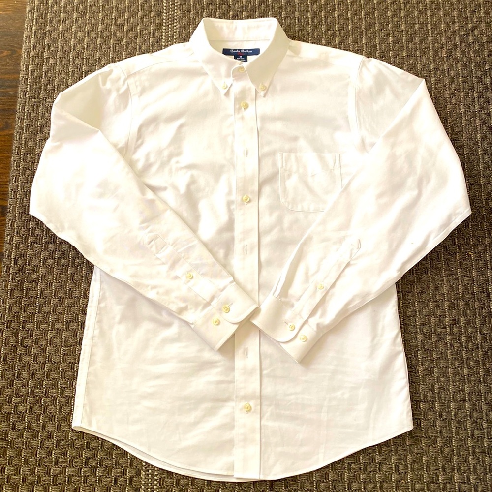 Brooks Brothers, Boys Non-Iron,  Cotton Dress Shirt, size 18